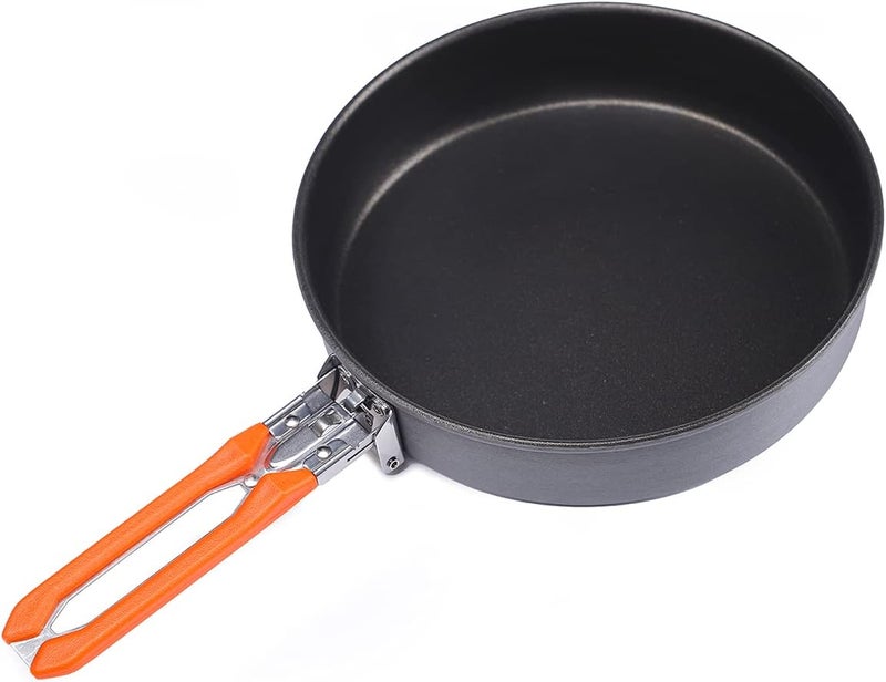 Fire-Maple 7.6 Inch Camping Frying Pan w/Nonstick Coating | Durable Lightweight Camping Skillet for Cooking Egg Steak | Outdoor Kitchen Equipment Gear | Portable Backpacking Cooking Pan - Image 1